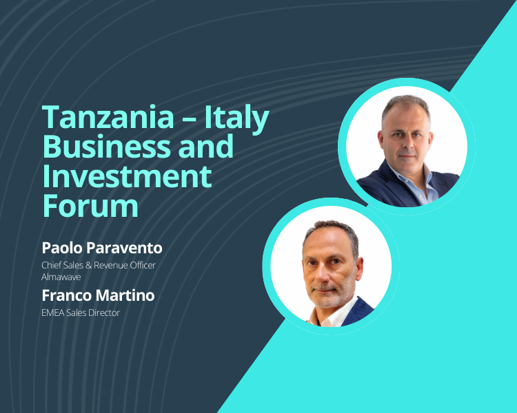 Almawave’s international team at Tanzania - Italy Business and Investment Forum