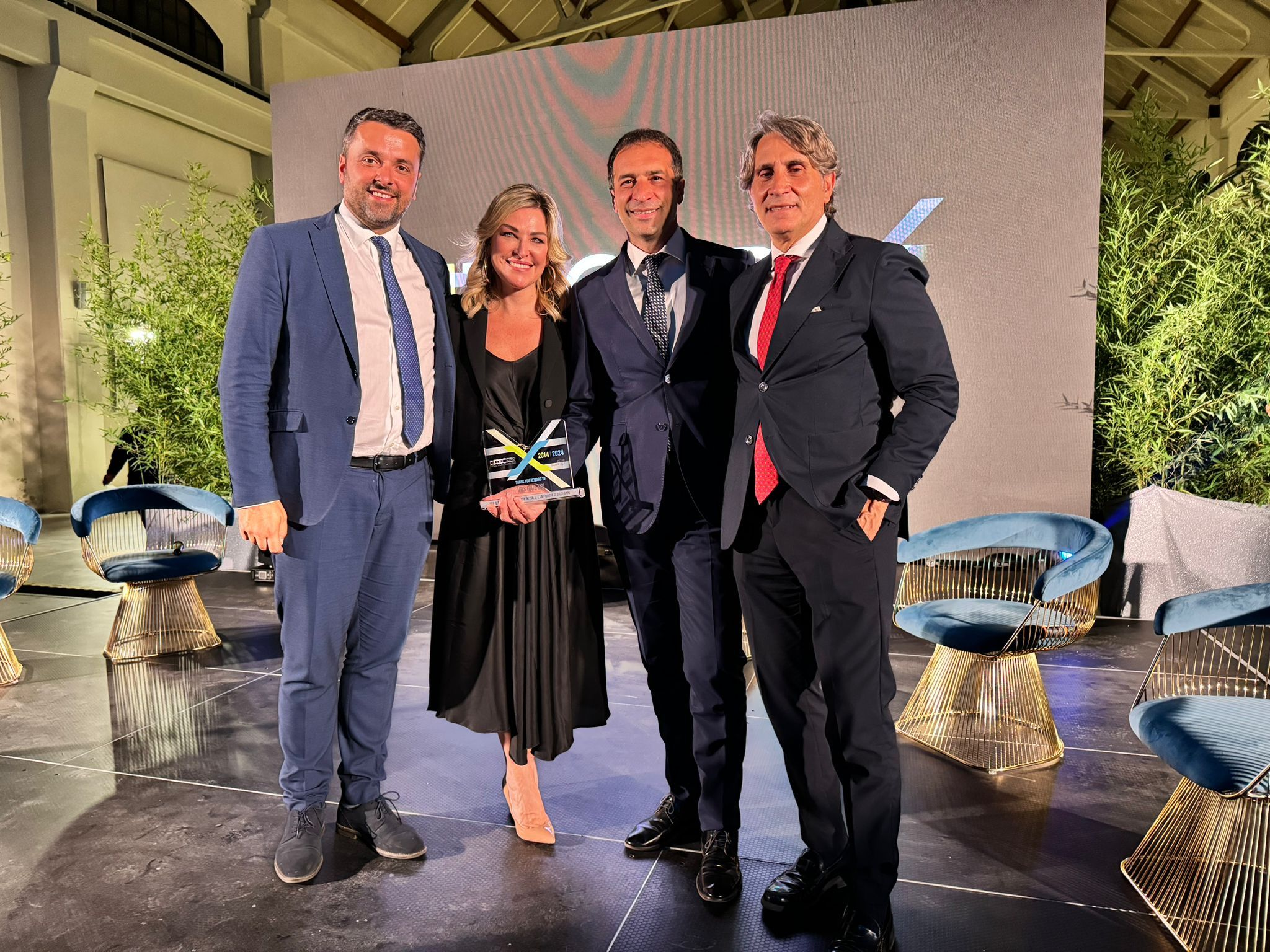 Almawave CEO at Ditecfer's 10-year anniversary event