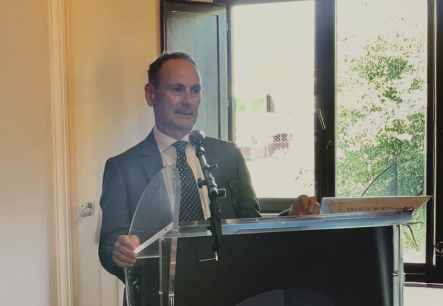 Franco Martino at the event organized by LINK University