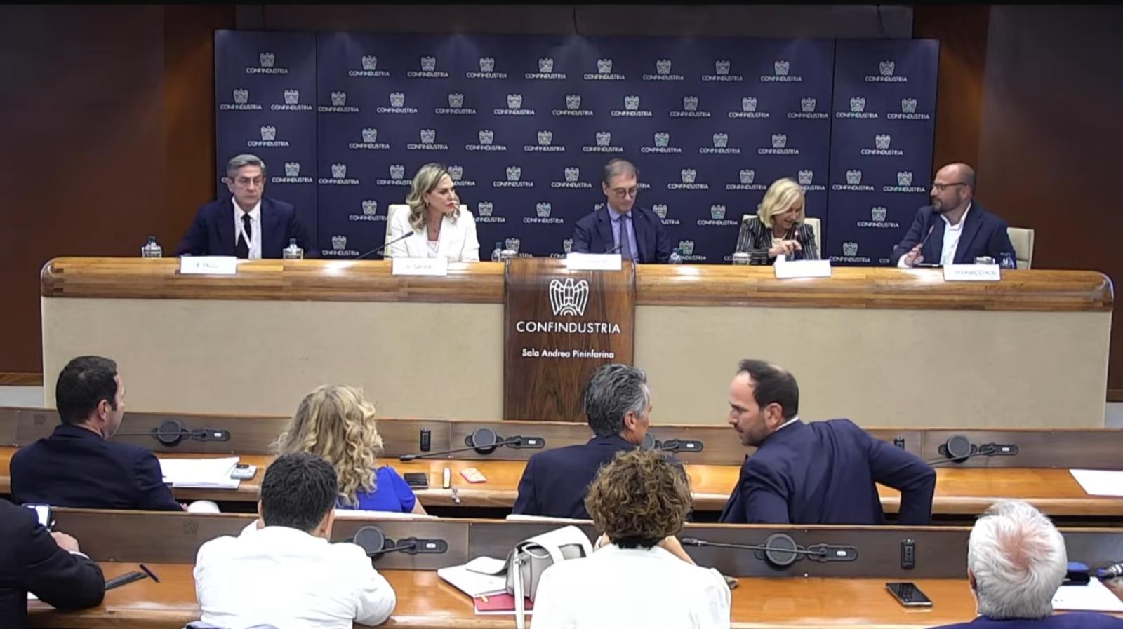 Valeria Sandei takes part in the event organized by CRUI and Confindustria