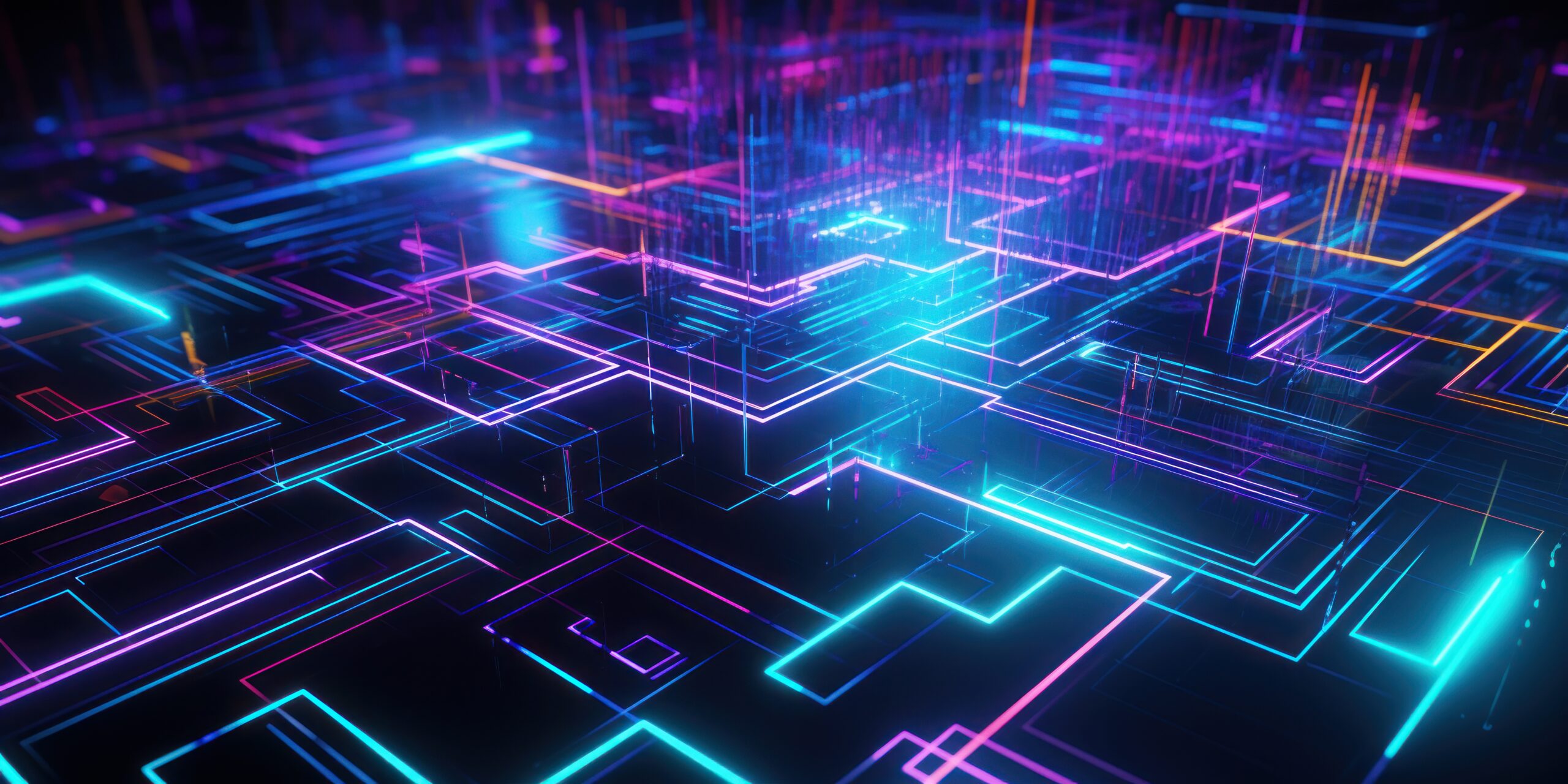 abstract digital technology background, artificial intelligence, generative, ai